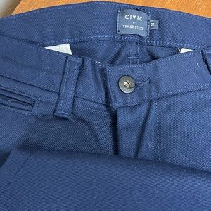 Taylor Stitch bike commuter merino wool chino.